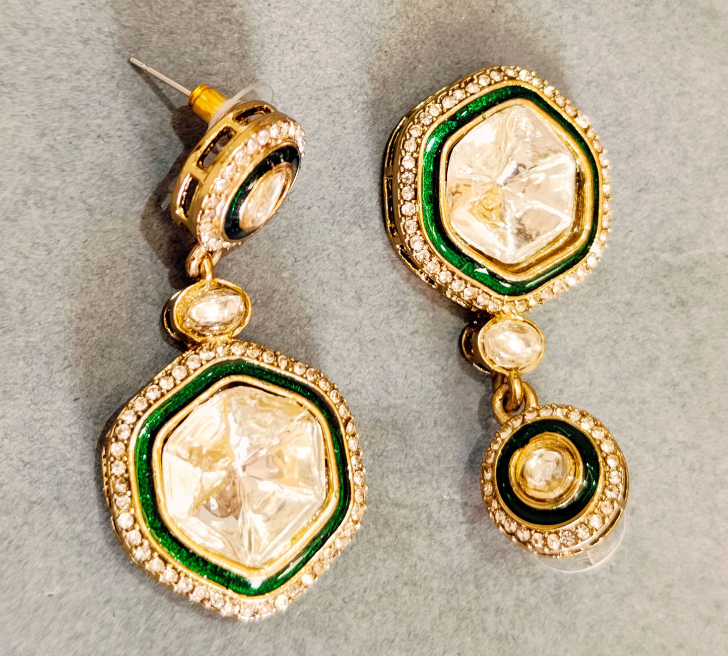 Emerland green ALIA Jhumki