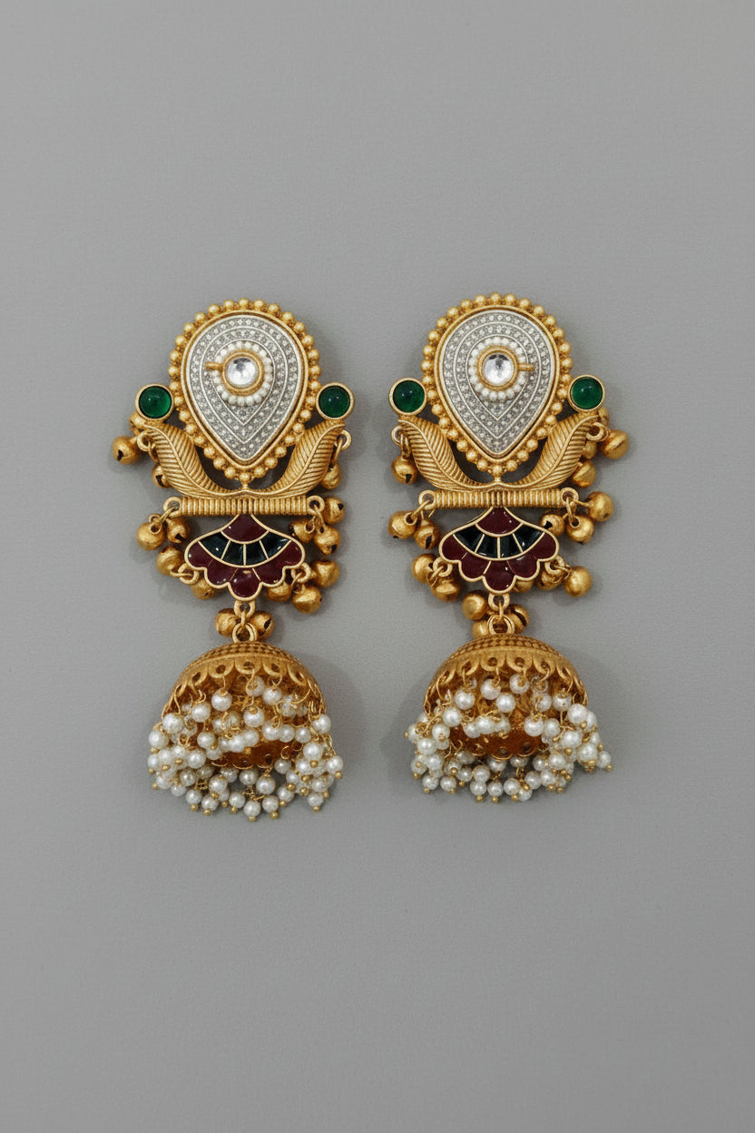 Gold NOOR Jhumki