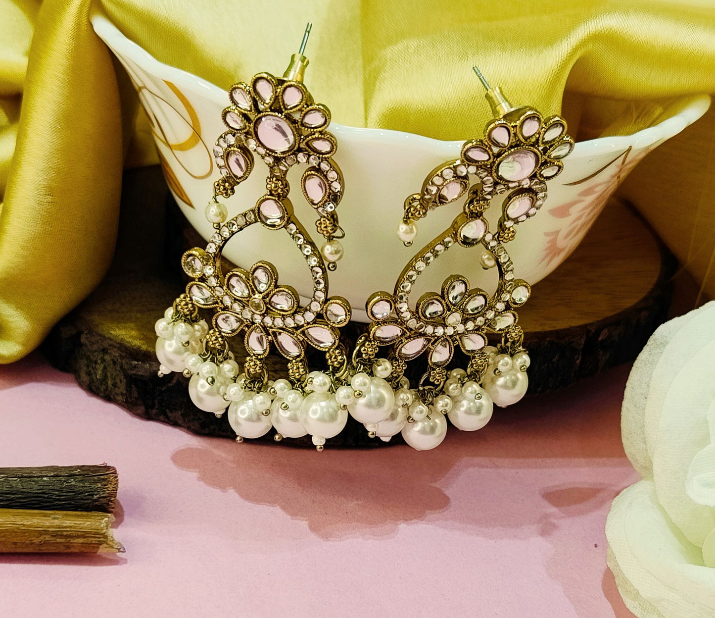 Ivory JASMIN Jhumki