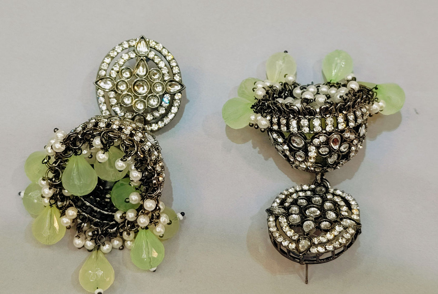 Mint Green ZIVA Jhumki