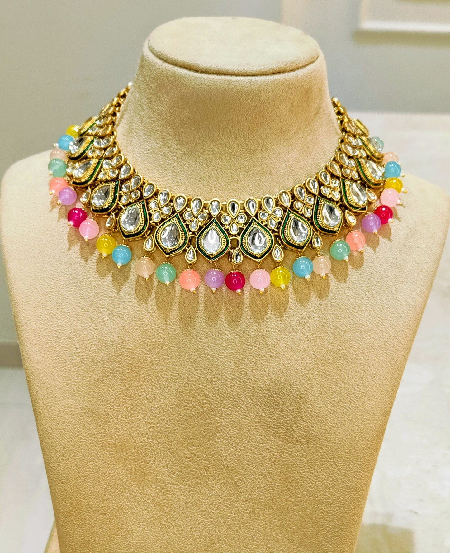Multicolour MADHUMITA Necklace Set