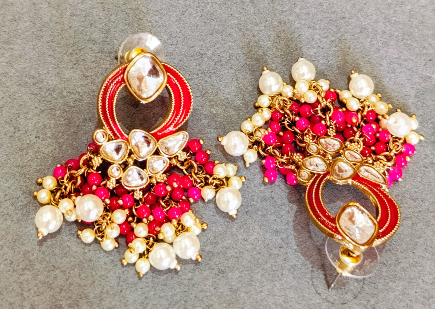 Pink AANVI Chandbali