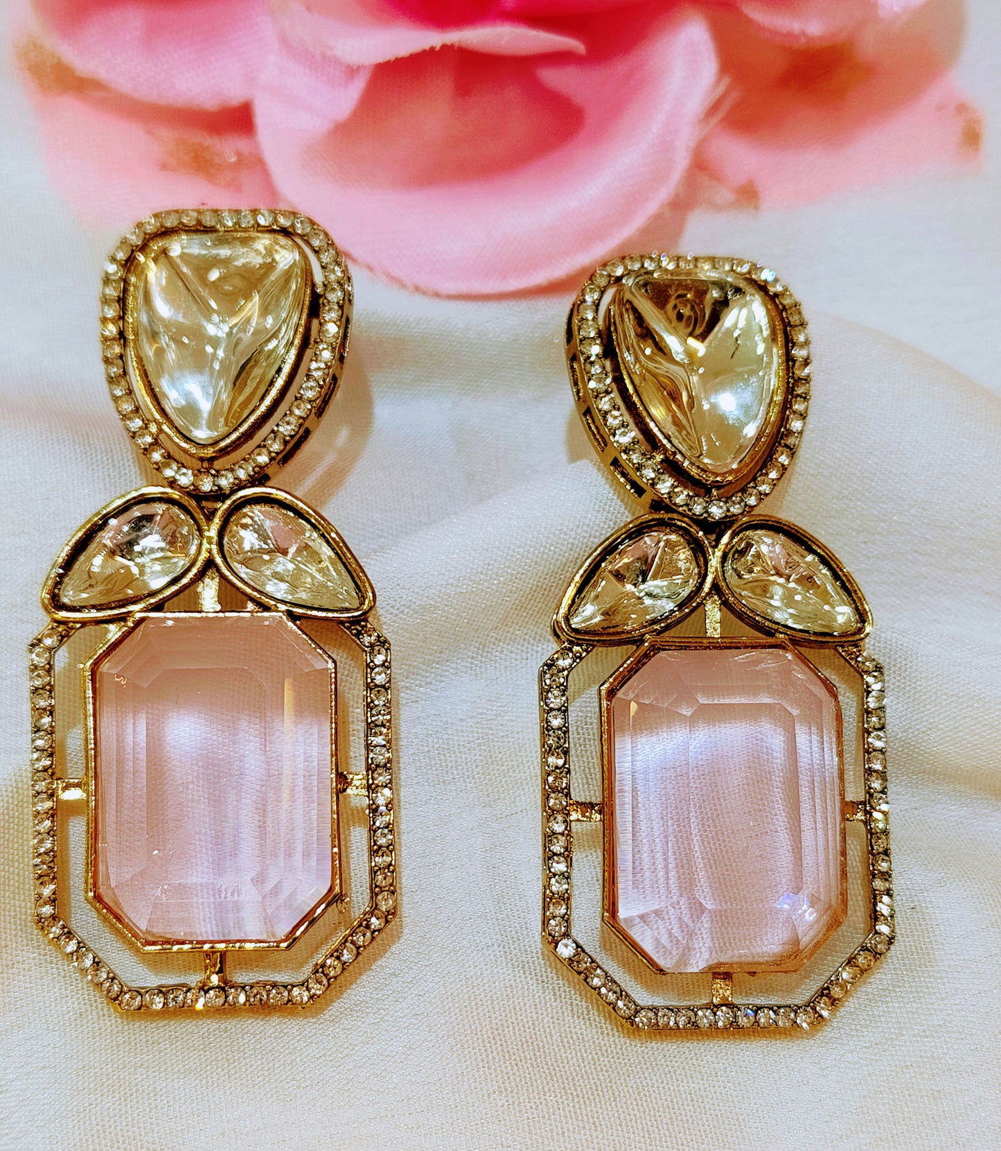 Pink SANA Jhumki