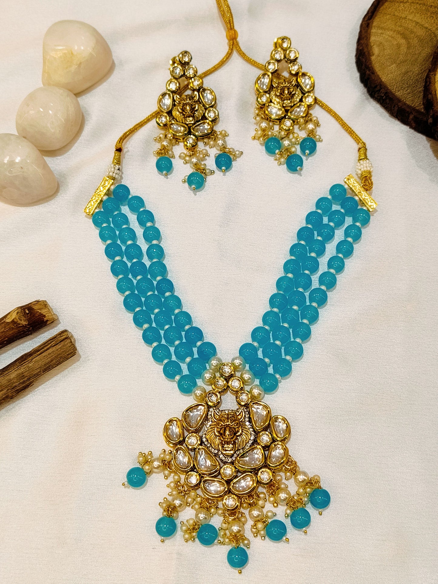 Turquoise SABYA Necklace set