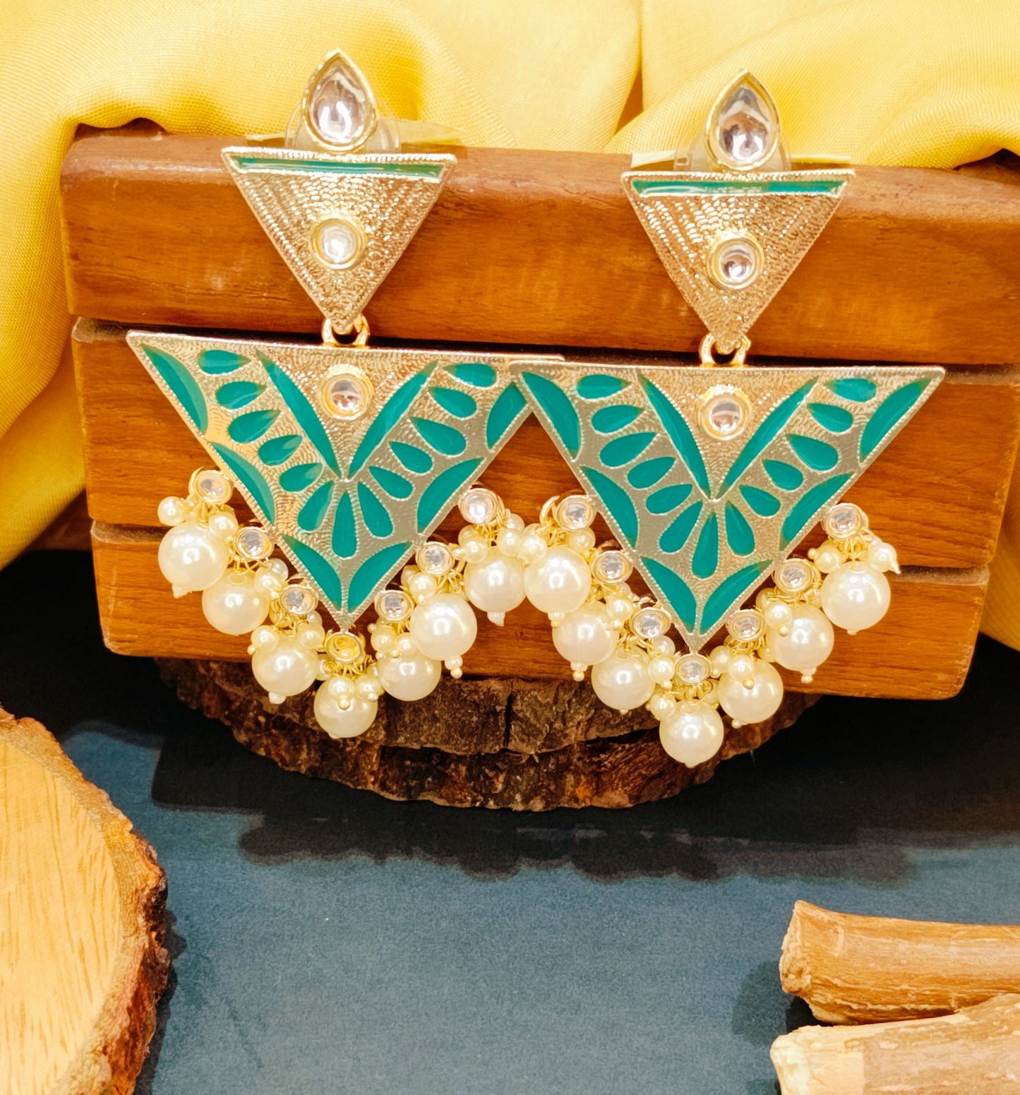 Turquoise ANAMIKA Jhumki