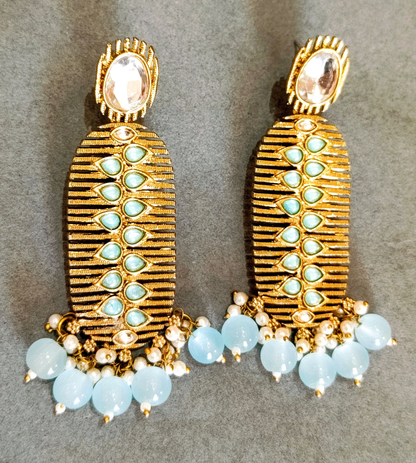Turquoise ANISHA jhumki