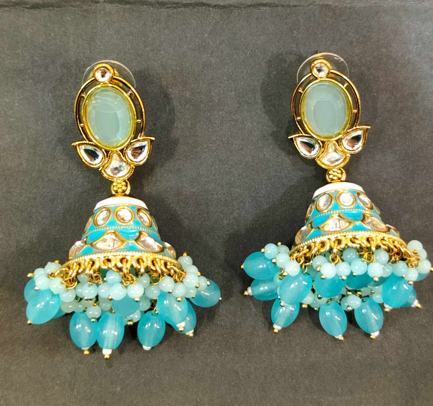 Blue OJASVI Jhumki