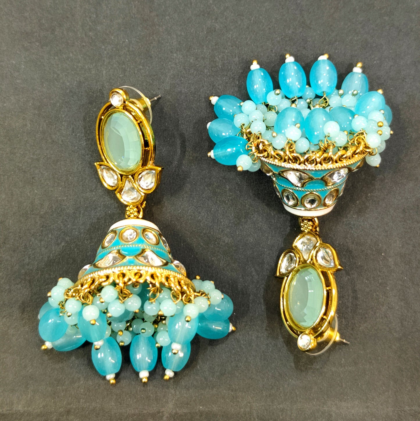 Blue OJASVI Jhumki