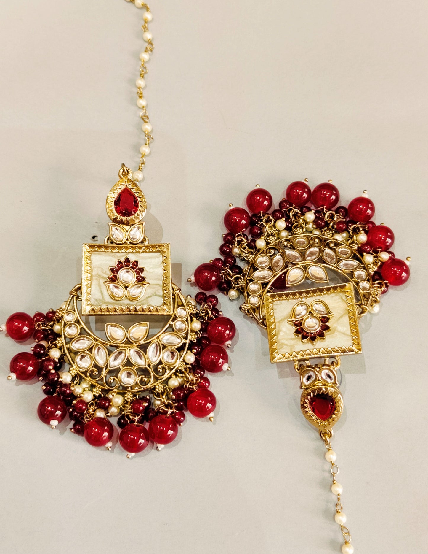 Maroon ASHWINI Earrings