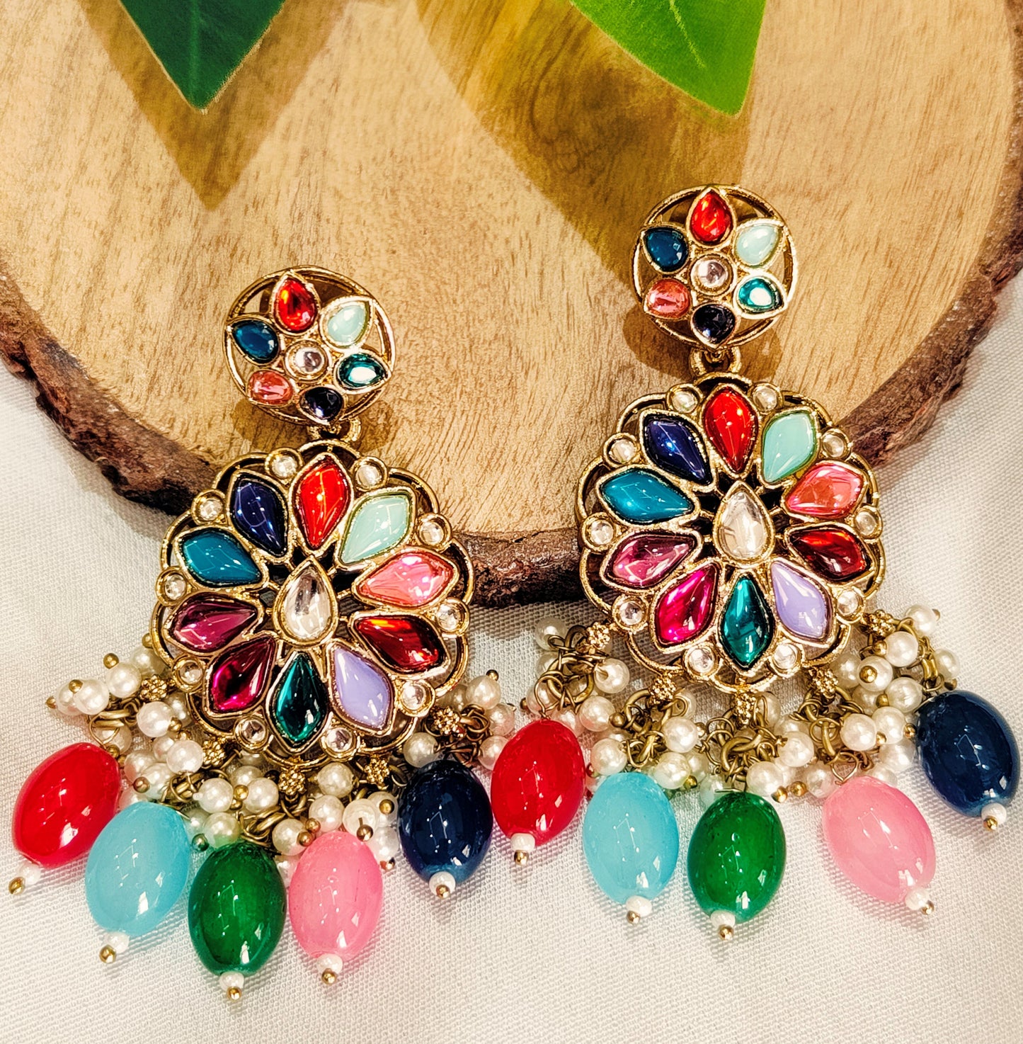 Multicolor DEVIKA Jhumki
