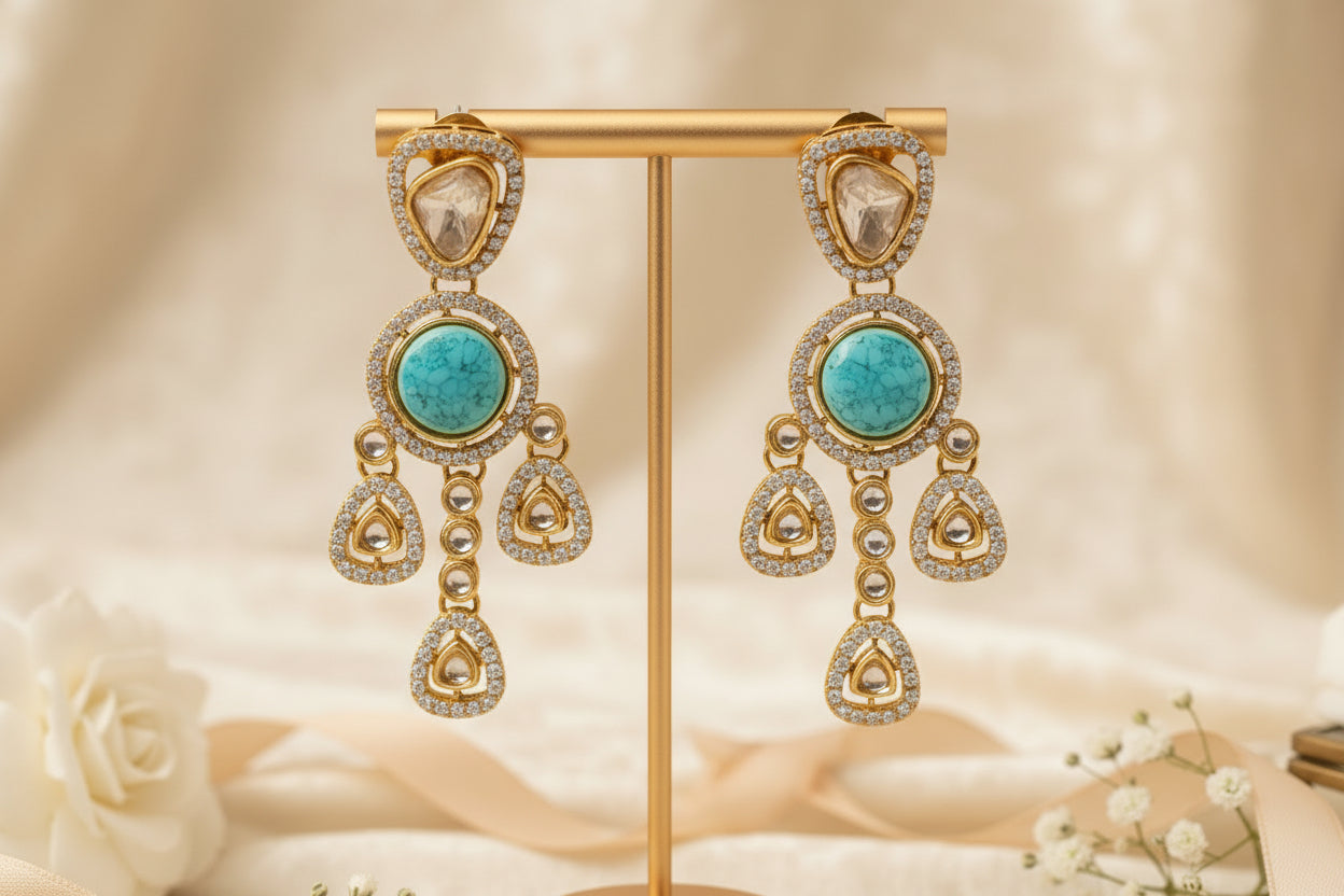 Blue Prisha Jhumki