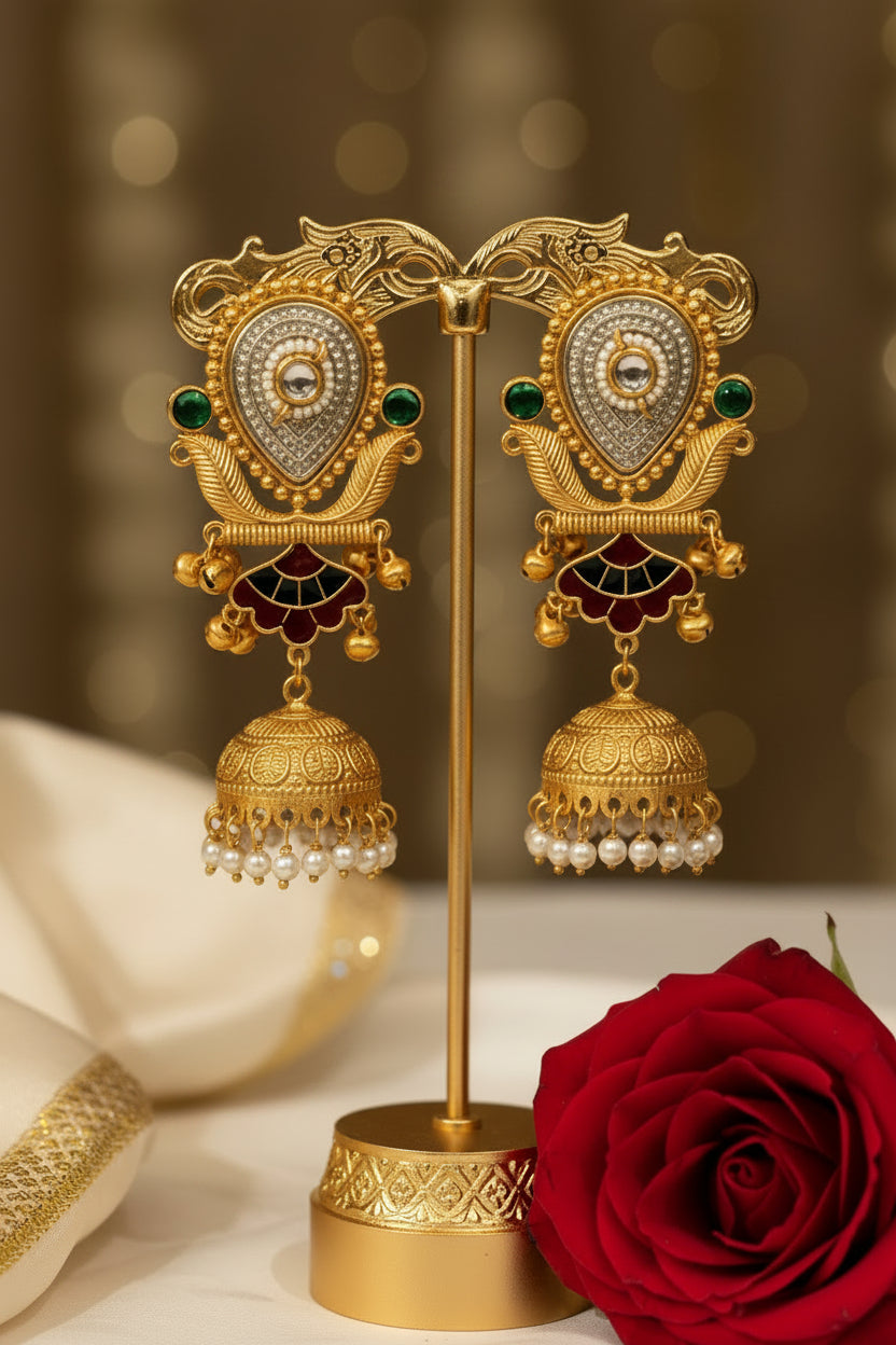 Gold NOOR Jhumki