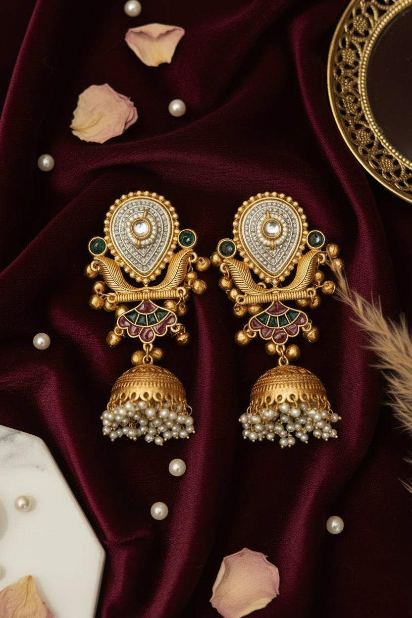 Gold NOOR Jhumki