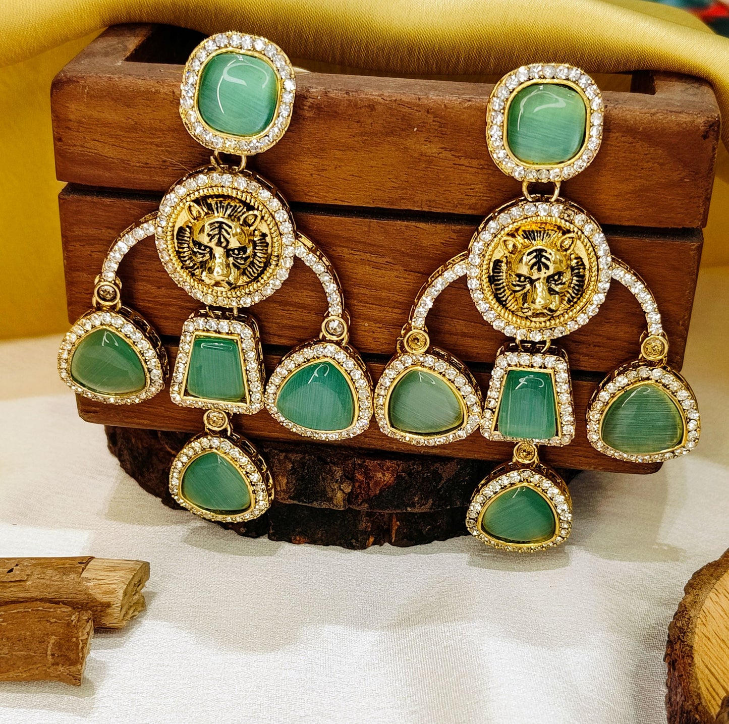 Mint Green ZARA Jhumki