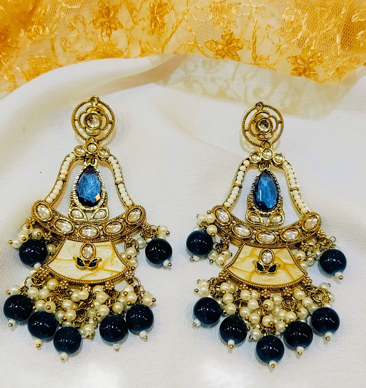 Navy blue RANJINI Jhumki