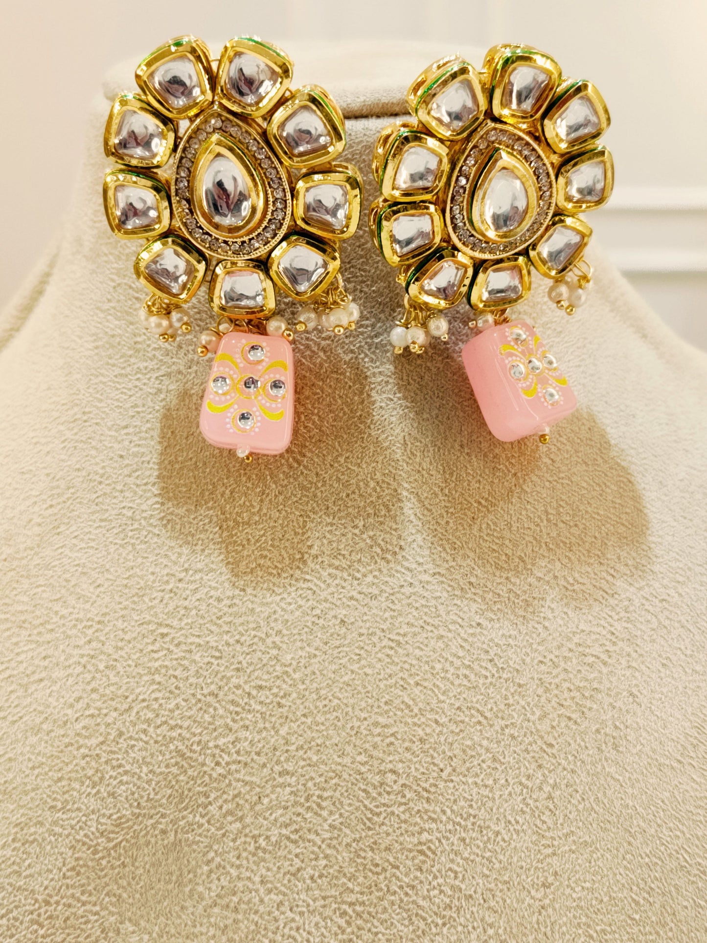 Pink SUKHI choker Necklace set