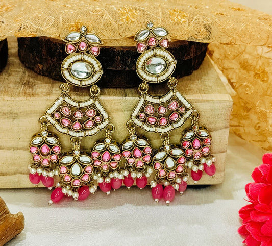 Pink CHITAKSHI Jhumki