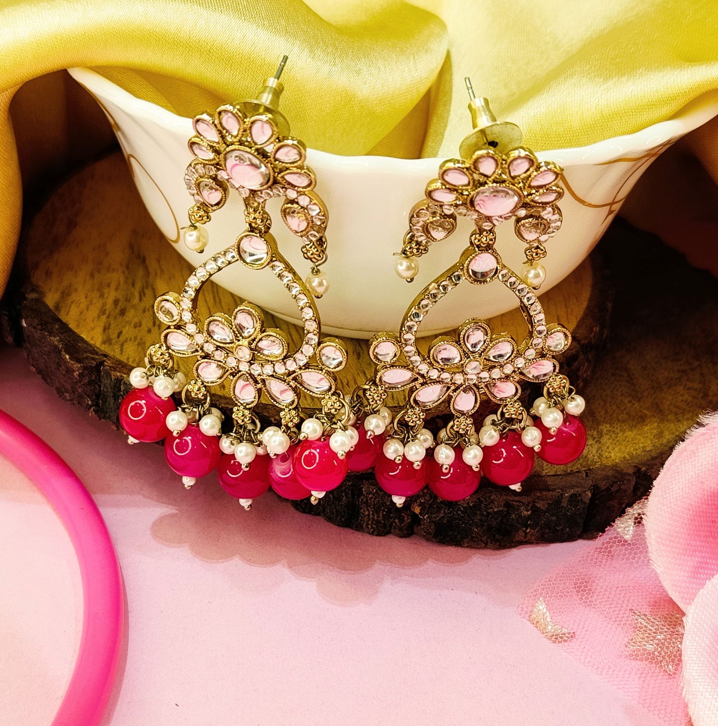 PINK JASMIN Earrings