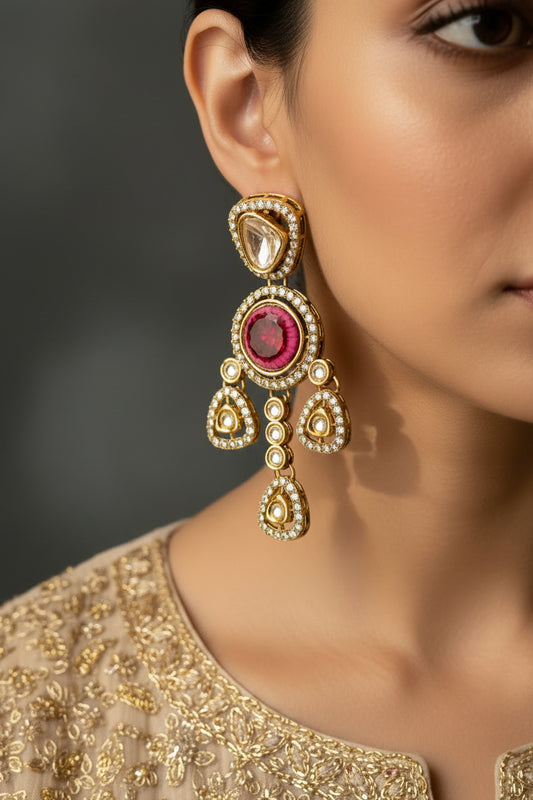 Purple Prisha Jhumki