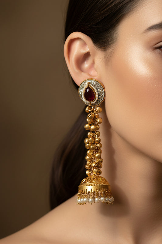 Gold SHEEN Jhumki
