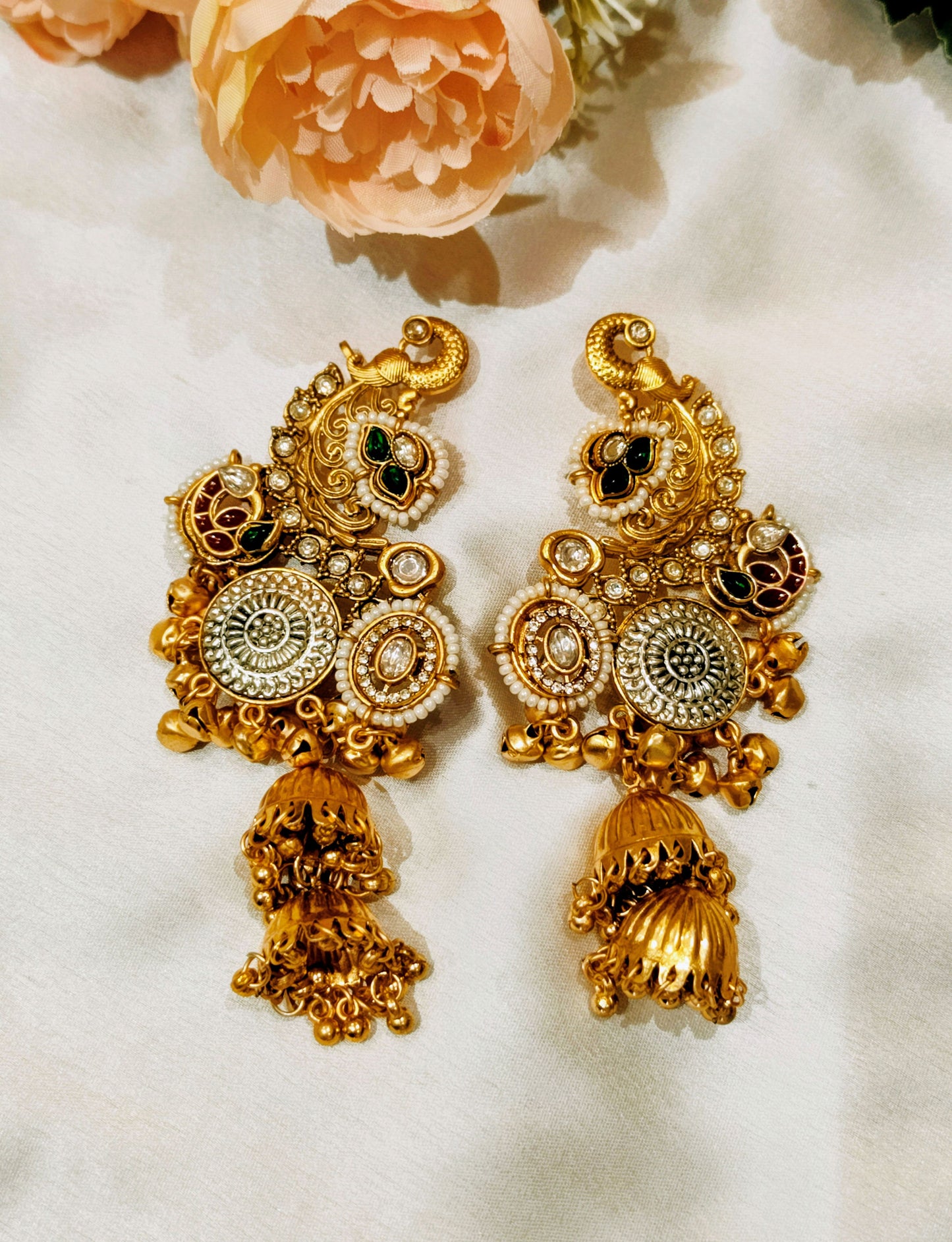 Gold Nazakat Earrcuff