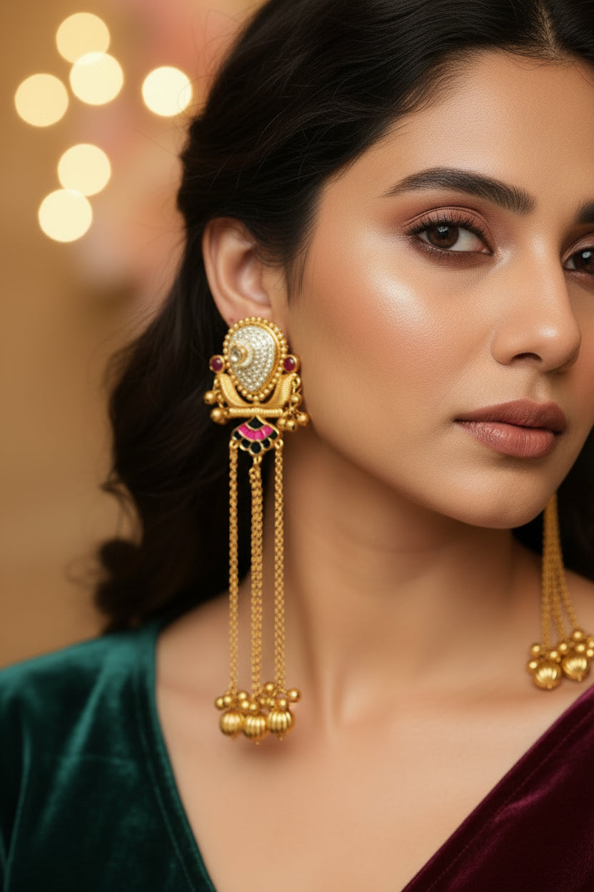 Gold GULNAAR Jhumki