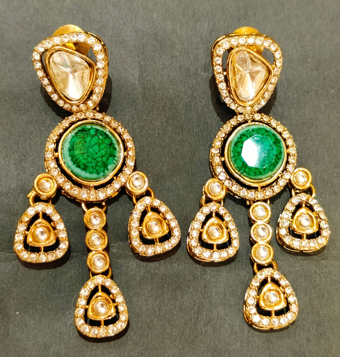 Green  Prisha Jhumki