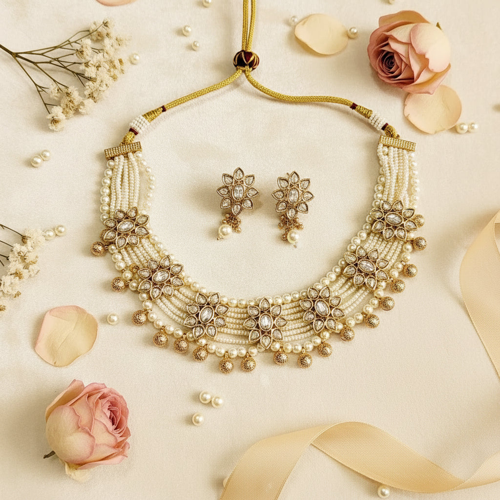 Ivory AVISHA Necklace set