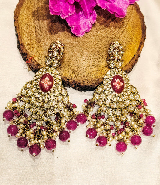 Purple ANSHIKA Jhumki
