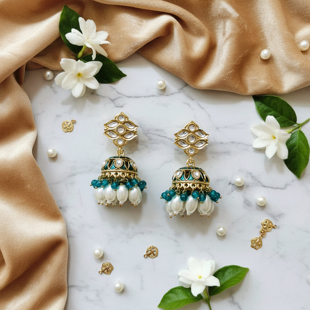 Rama green VEDIKA Jhumki